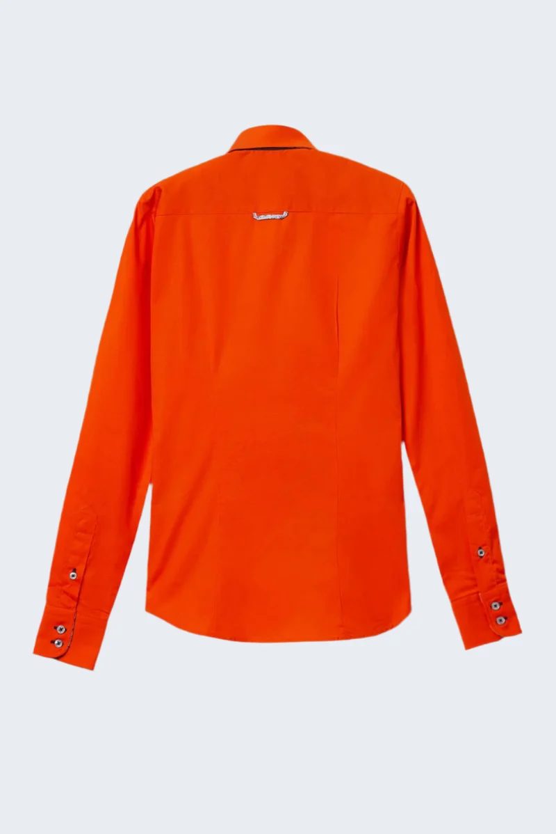 Silvia Iconic Poplin Stretch Women’s Shirt Orange
