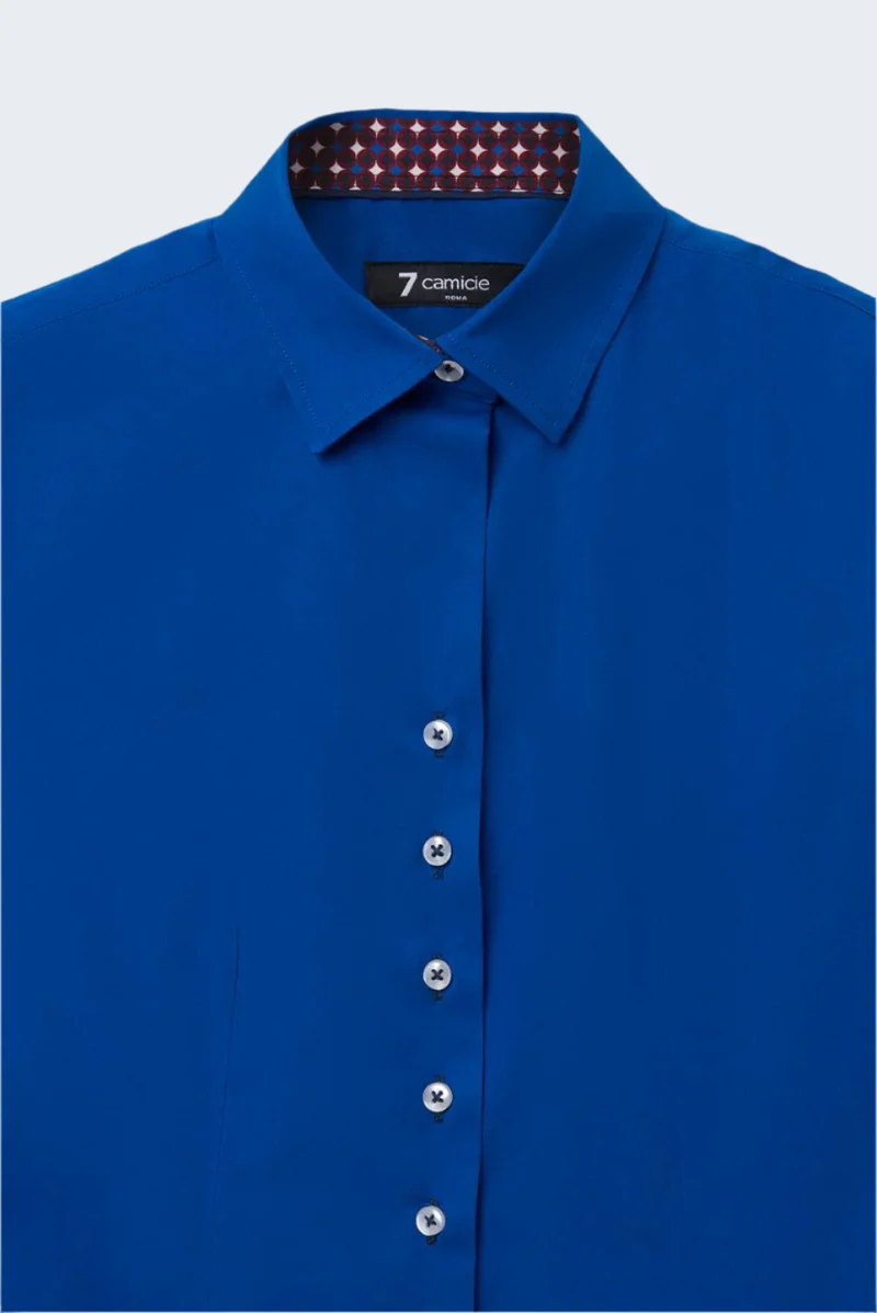 Beatrice Sport Poplin Stretch Women’s Shirt Navy Blue