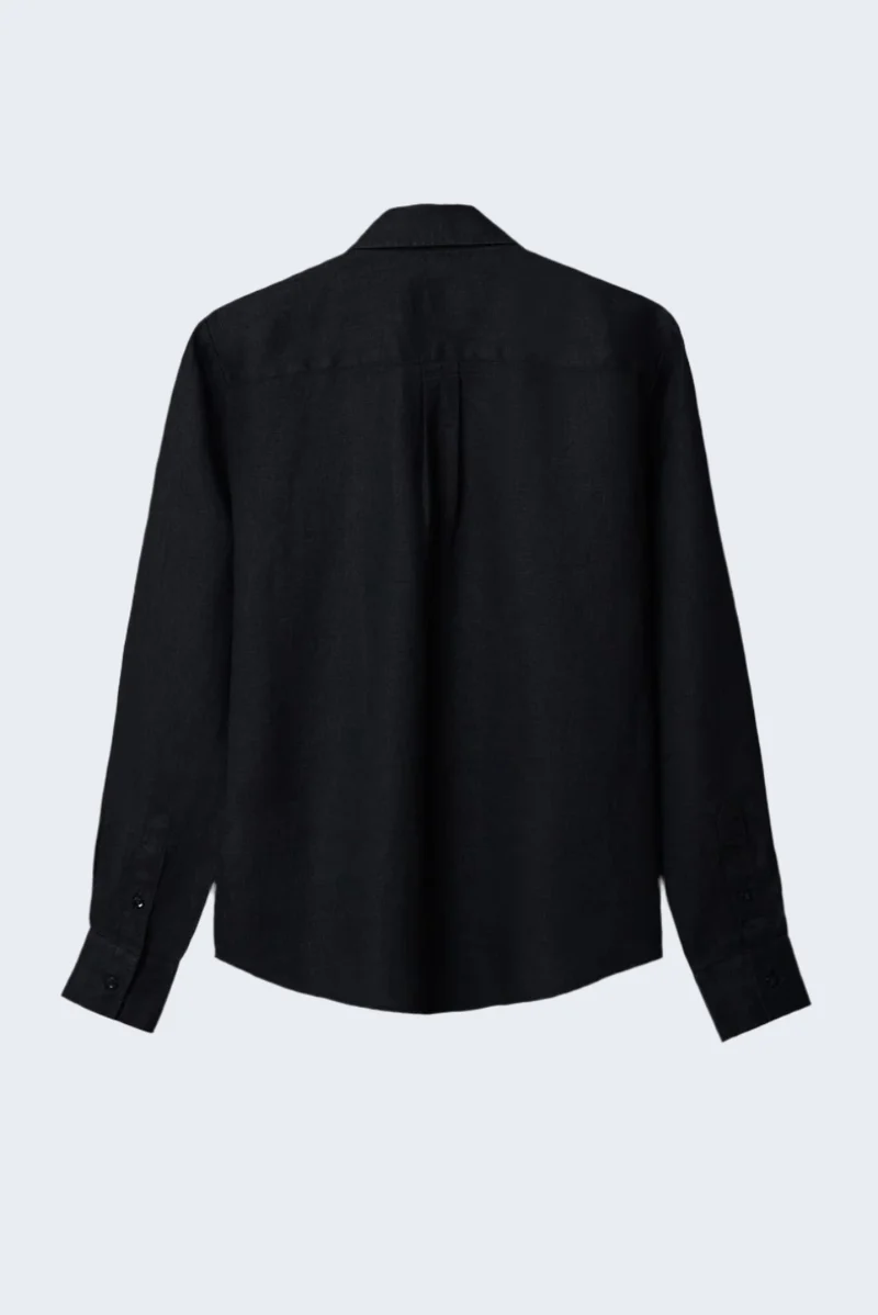 Beatrice Sport Linen Women’s Shirt Black