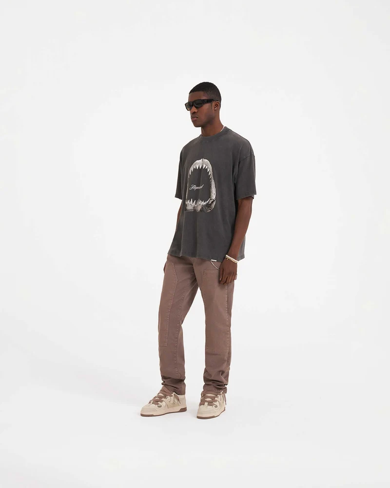Shark Jaws T-Shirt - Vintage Grey