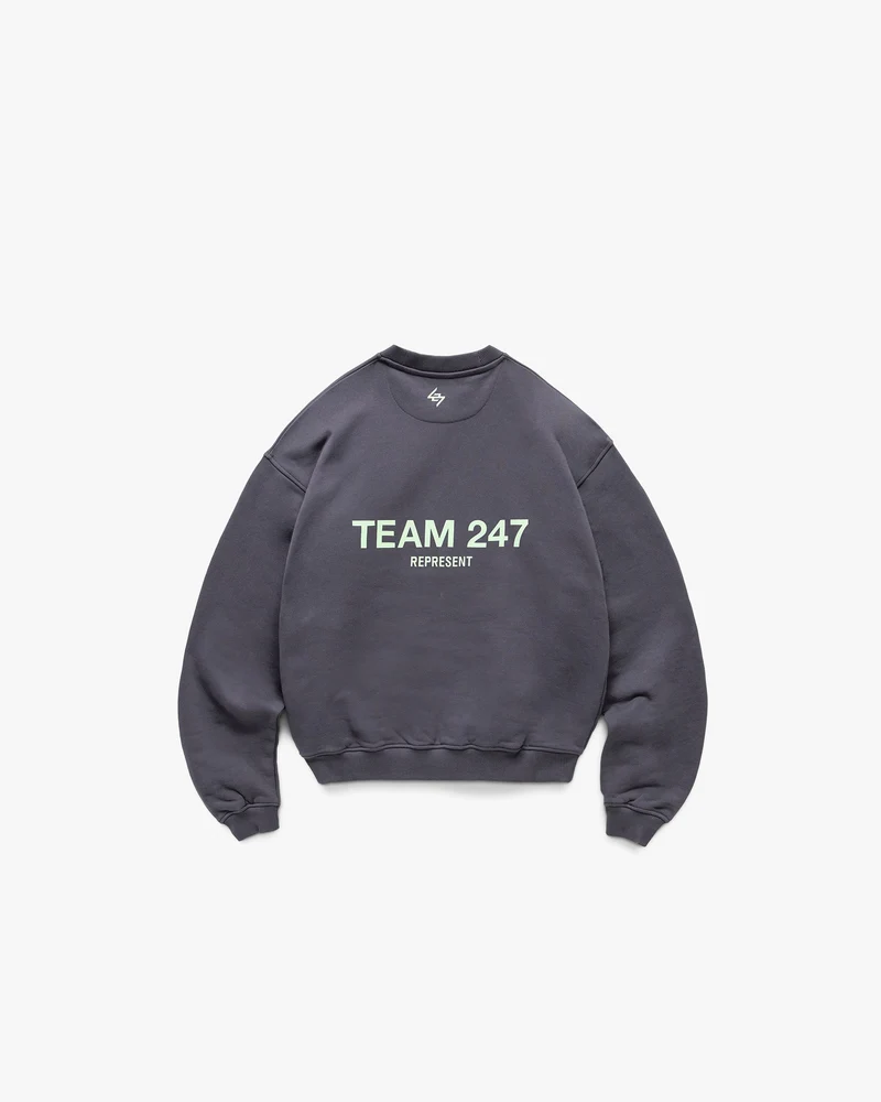 Team 247 Oversized Sweater - Graphene