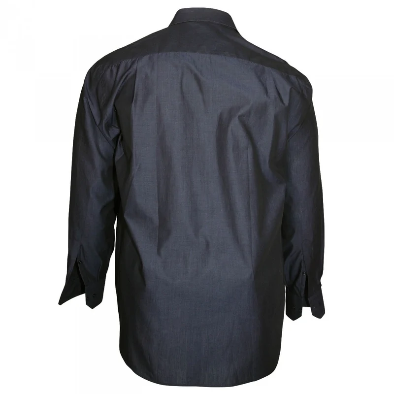 Chemise homme grande taille col italien coupe droite TRENDY Doublissimo
