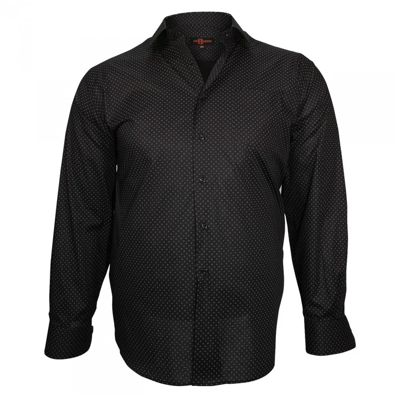 Chemise homme grande taille fantaisie coupe droite PRINT Doublissimo