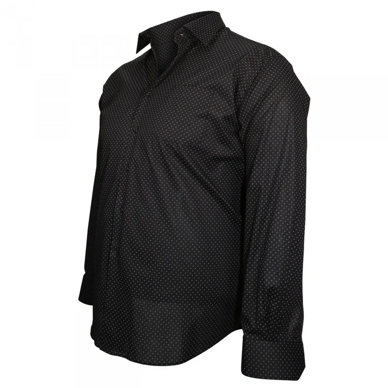 Chemise homme grande taille fantaisie coupe droite PRINT Doublissimo