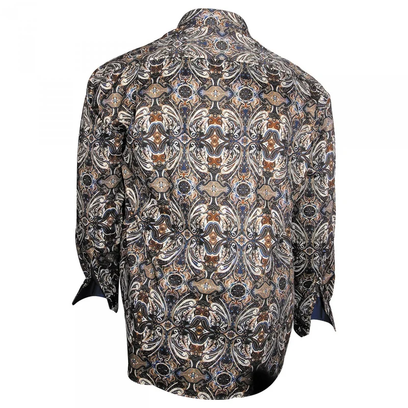 Chemise homme grande taille imprimée coupe droite VERONE Doublissimo