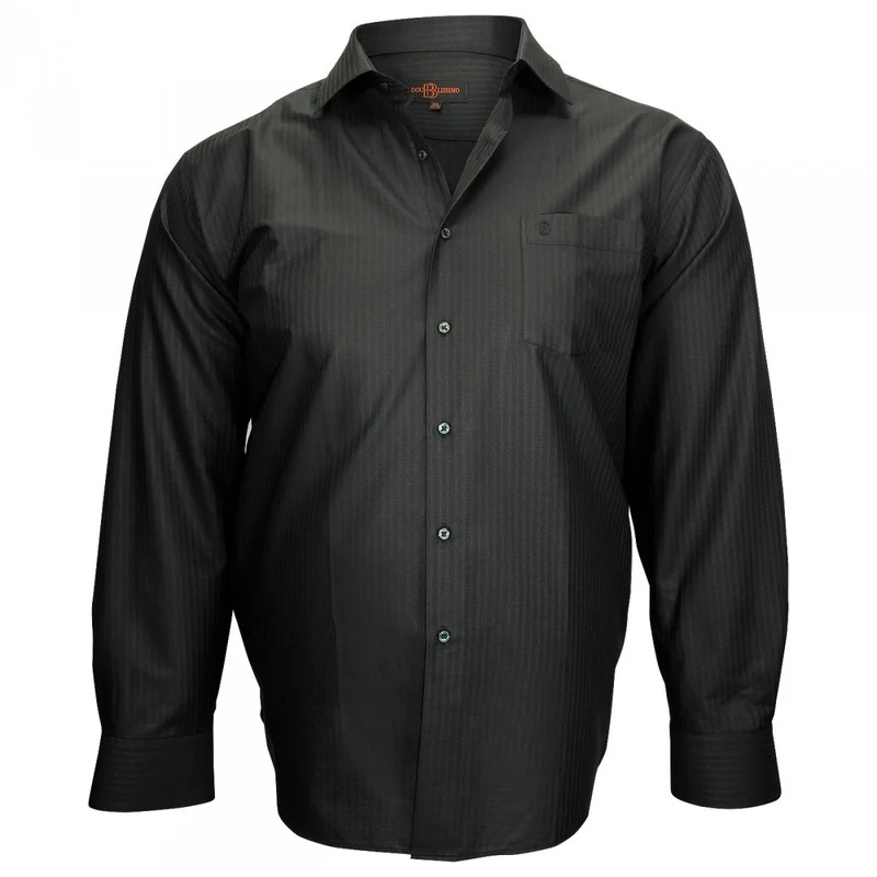 Chemise homme grande taille popeline armurée coupe droite PRESTIGE Doublissimo