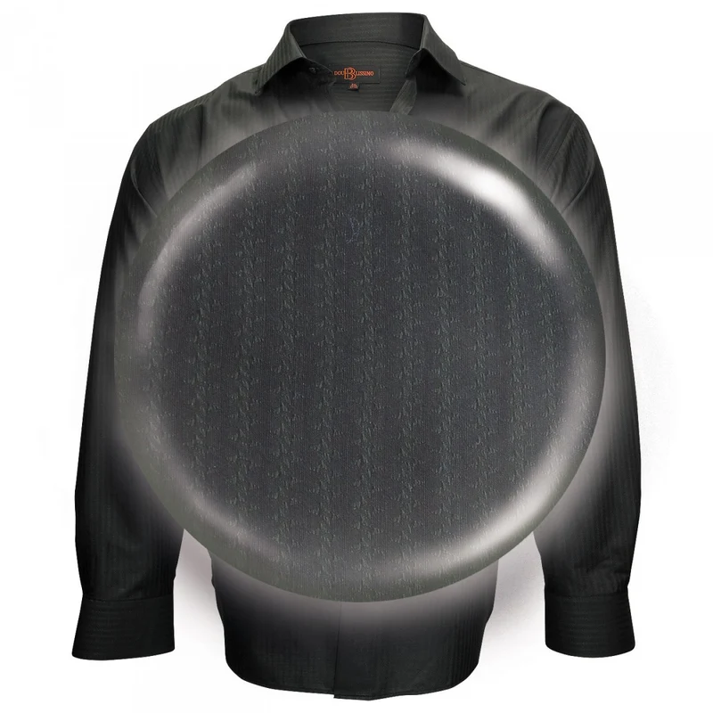 Chemise homme grande taille popeline armurée coupe droite PRESTIGE Doublissimo