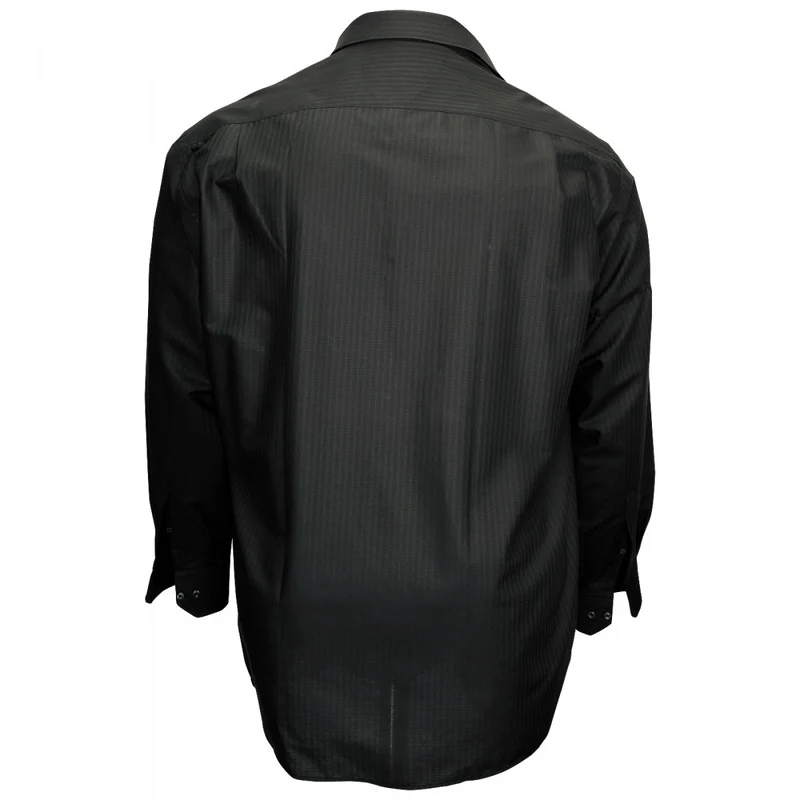 Chemise homme grande taille popeline armurée coupe droite PRESTIGE Doublissimo