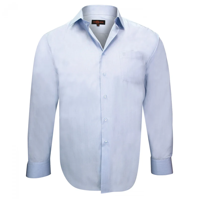 Chemise homme grande taille fil à fil coupe droite DANDY Doublissimo