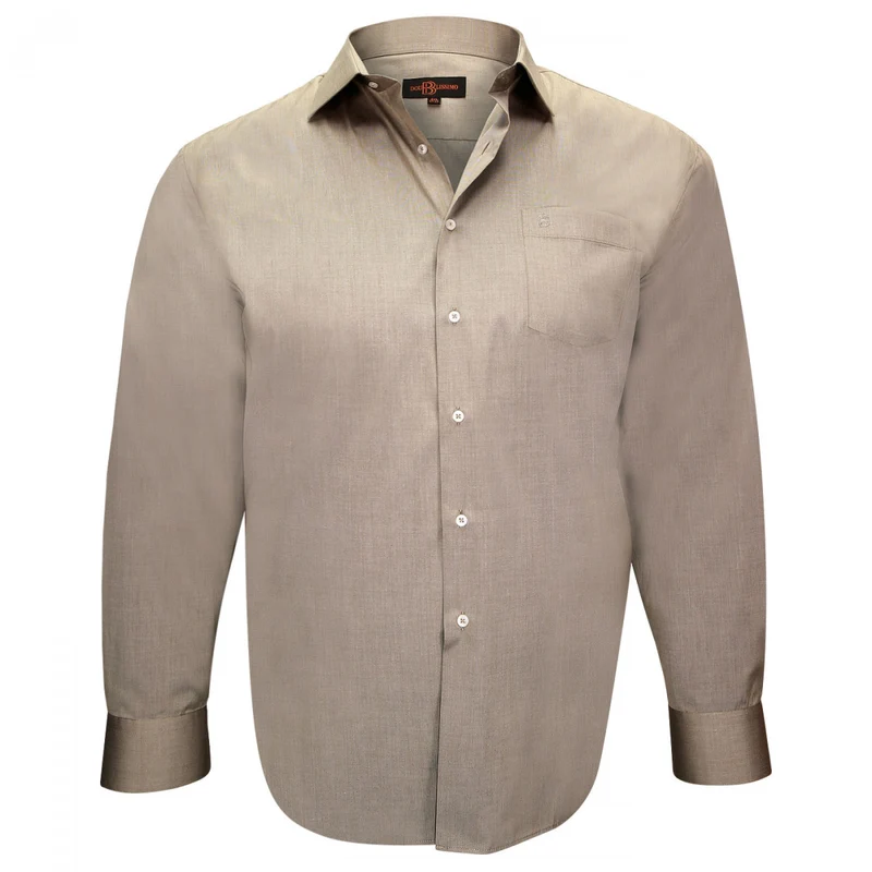 Chemise homme grande taille fil à fil coupe droite DANDY Doublissimo