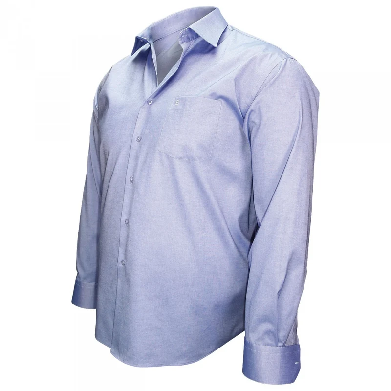 Chemise homme grande taille fil à fil coupe droite DANDY Doublissimo