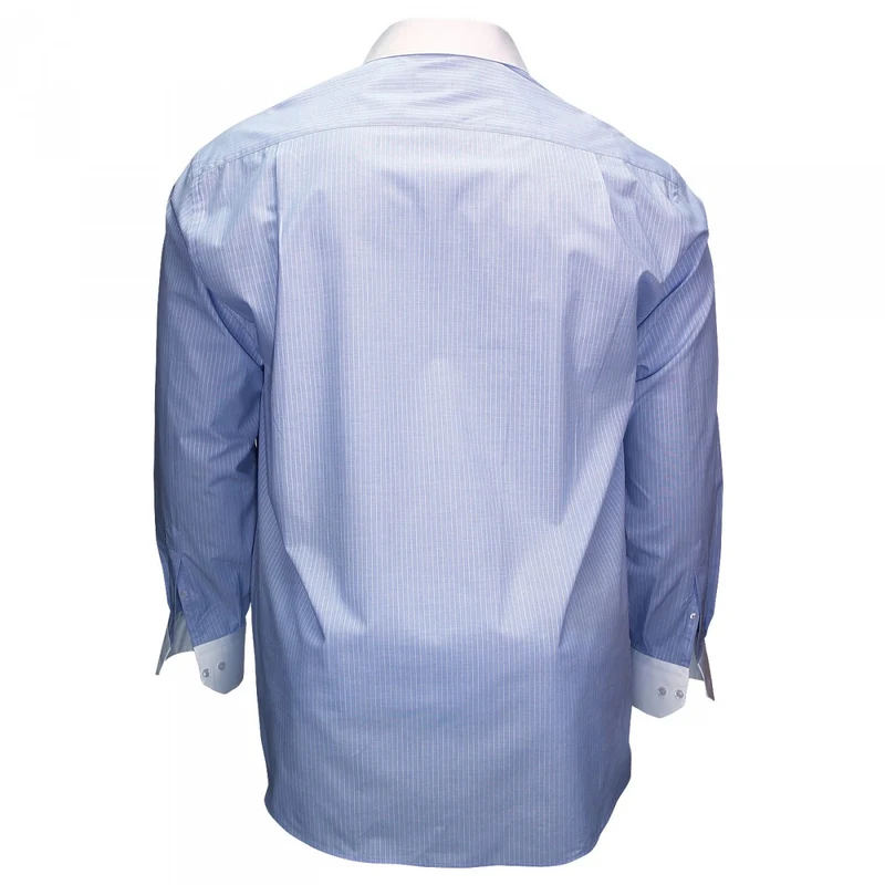 Chemise homme grande taille à col blanc coupe droite BUSINESS Doublissimo