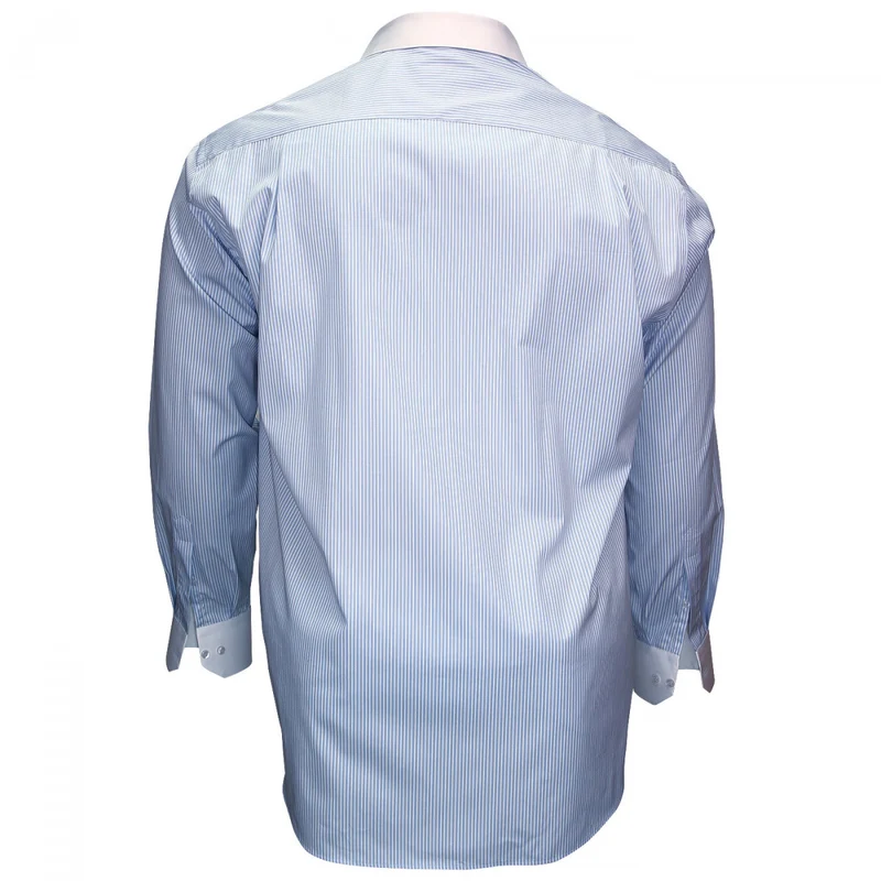 Chemise homme grande taille à col blanc coupe droite BUSINESS Doublissimo