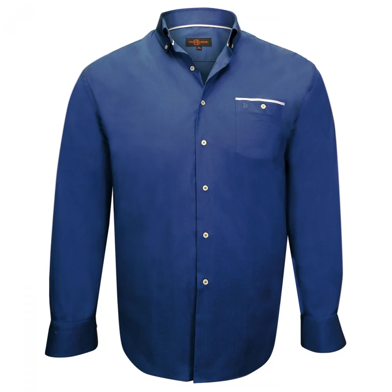 Chemise homme grande taille tissu oxford coupe droite LONDON Doublissimo