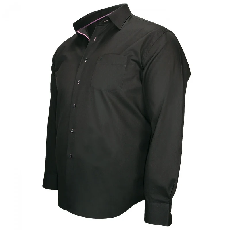 Chemise homme grande taille tissu armuré coupe droite LUGANO Doublissimo
