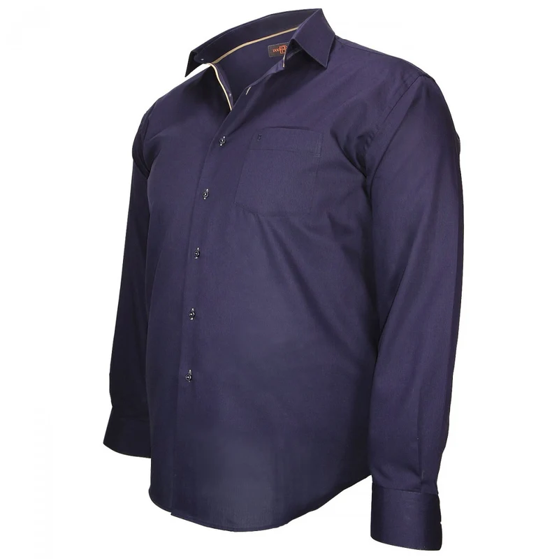 Chemise homme grande taille tissu armuré coupe droite LUGANO Doublissimo