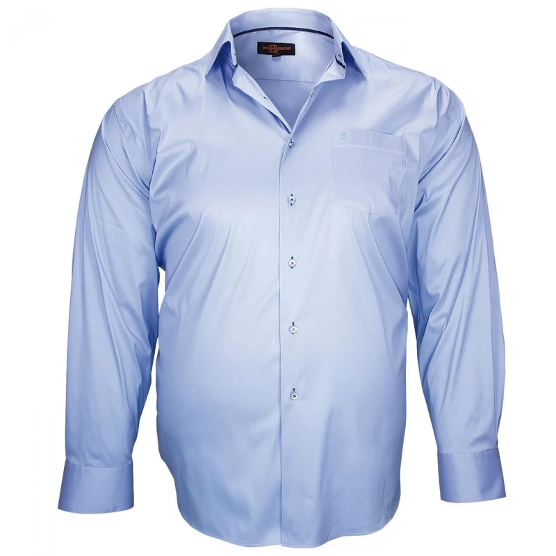 Chemise homme grande taille haut de gamme coupe droite LONDON Doublissimo