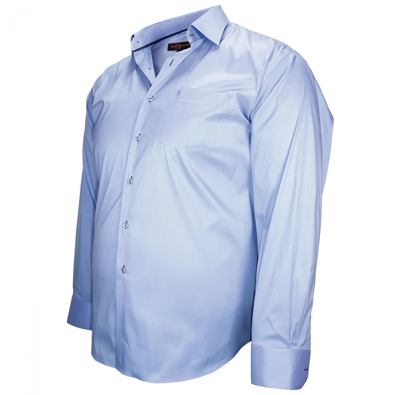 Chemise homme grande taille haut de gamme coupe droite LONDON Doublissimo