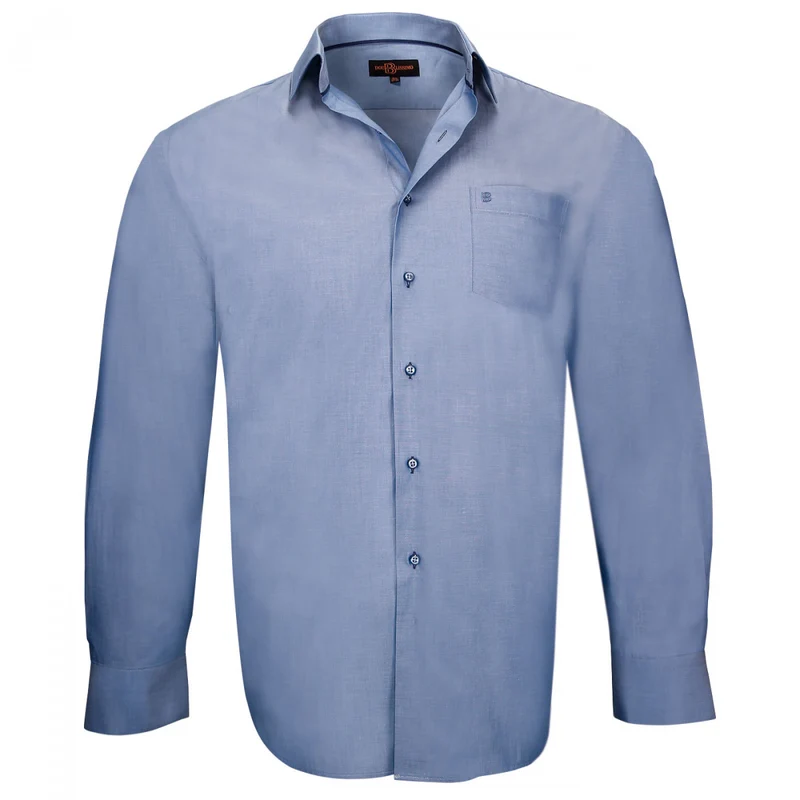 Chemise homme grande taille haut de gamme coupe droite LONDON Doublissimo