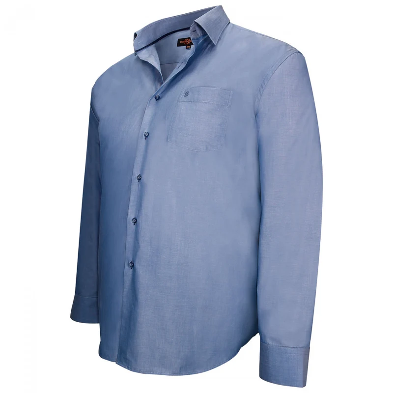Chemise homme grande taille haut de gamme coupe droite LONDON Doublissimo