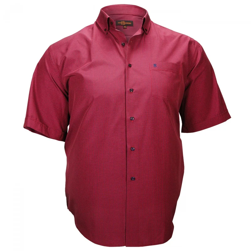 Chemise homme grande taille repassage facile coupe droite CORK Doublissimo