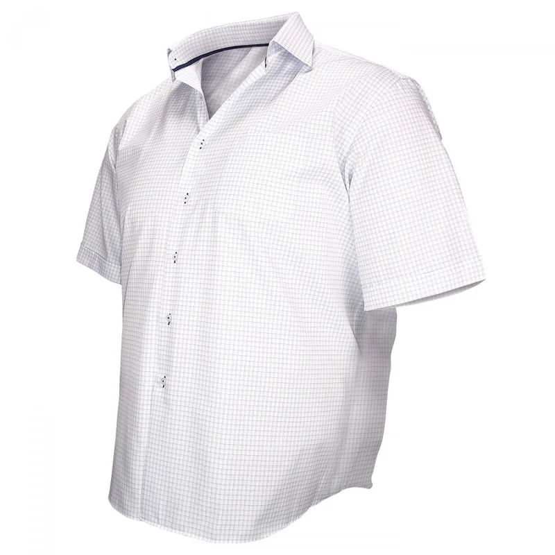 Chemise homme grande taille en popeline coupe droite SYRACUSE Doublissimo