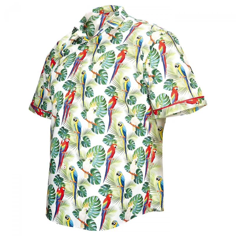 Chemise homme grande taille mode coupe droite JUNGLE Doublissimo