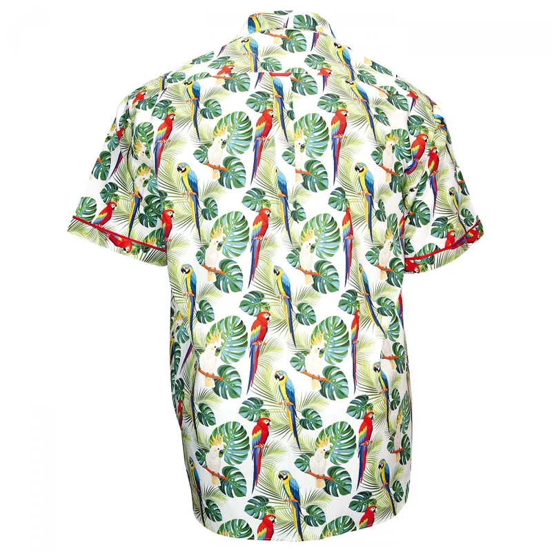 Chemise homme grande taille mode coupe droite JUNGLE Doublissimo