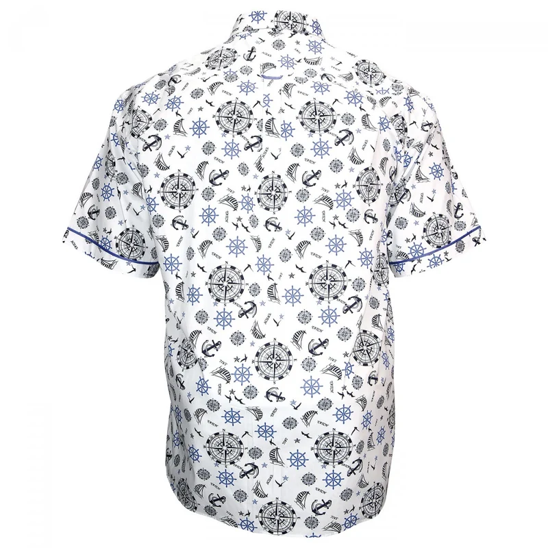 Chemise homme grande taille imprimée coupe droite SEXTAN Doublissimo