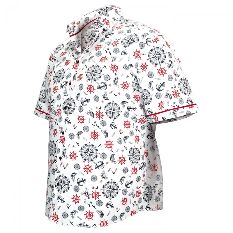 Chemise homme grande taille imprimée coupe droite SEXTAN Doublissimo