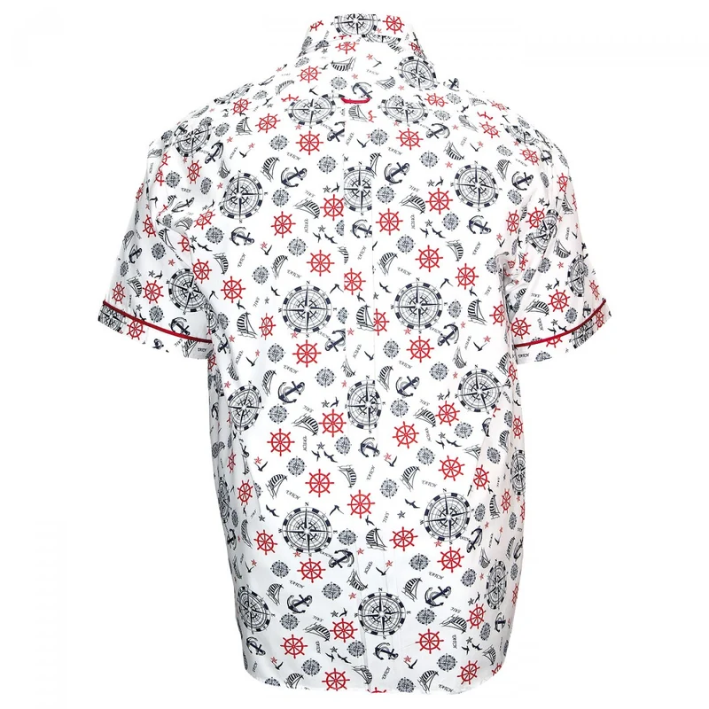 Chemise homme grande taille imprimée coupe droite SEXTAN Doublissimo