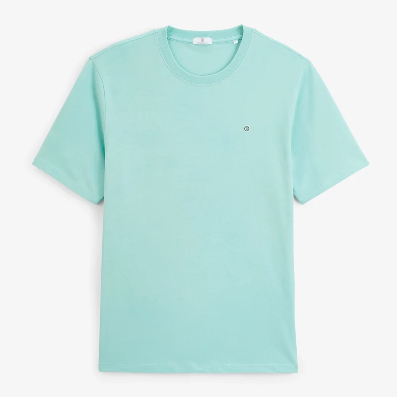 T-shirt manches courtes coton bleu Blanco Twist Théo
