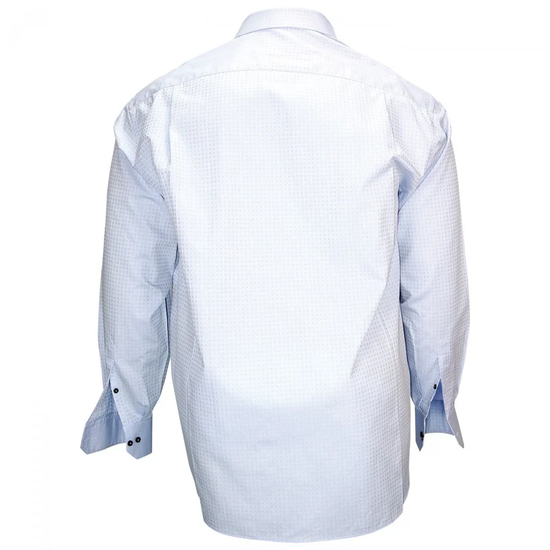 Chemise homme grande taille tissu armuré coupe droite HONFLEUR Doublissimo