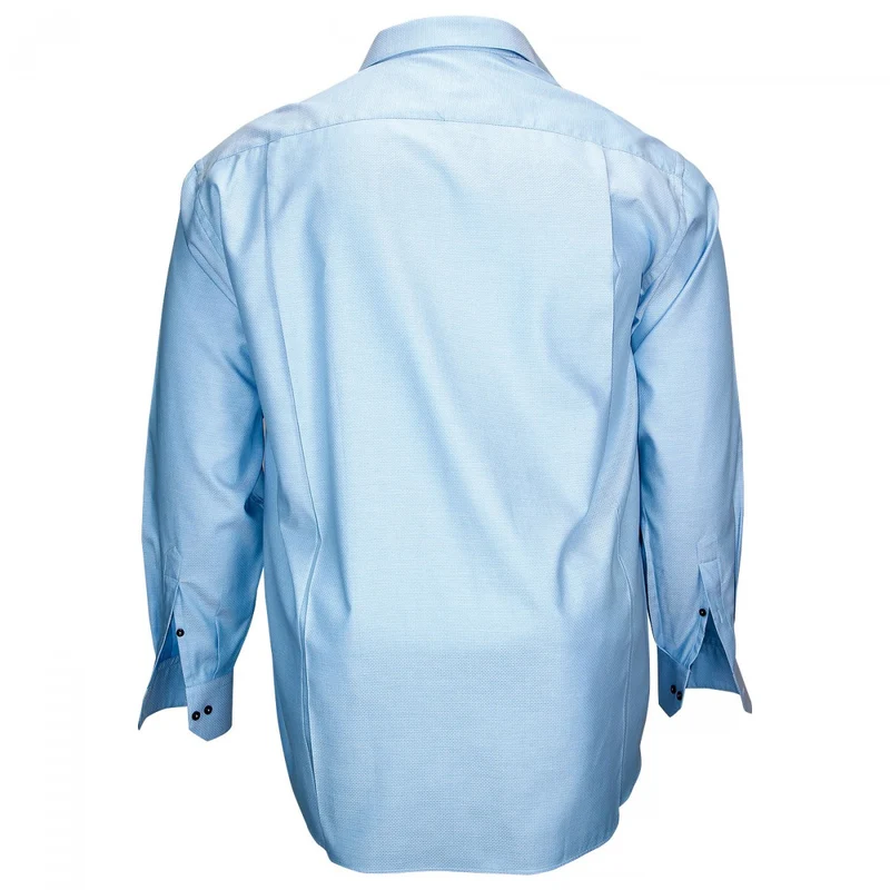 Chemise homme grande taille tissu armuré coupe droite HONFLEUR Doublissimo