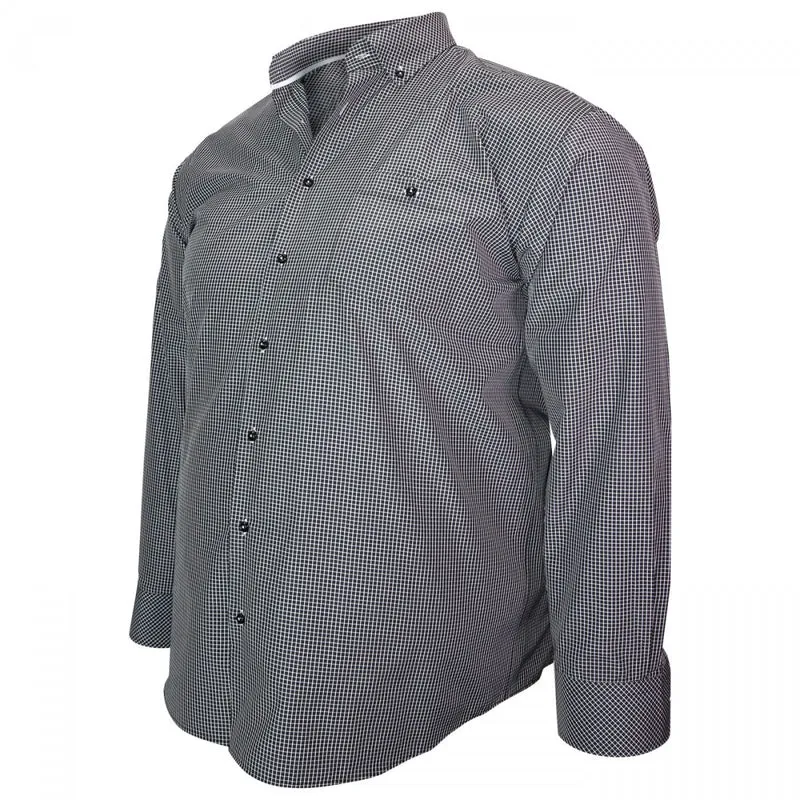 Chemise homme grande taille à carreaux coupe droite QUADRO Doublissimo