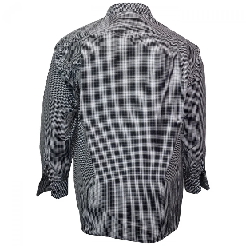 Chemise homme grande taille à carreaux coupe droite QUADRO Doublissimo