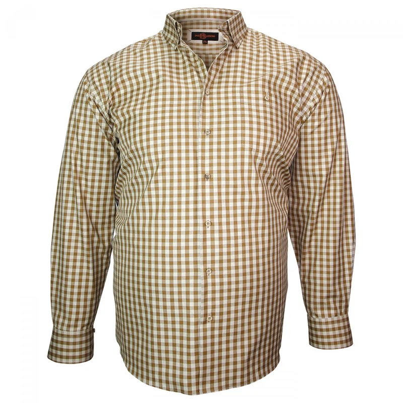 Chemise homme grande taille casual coupe droite VICHY Doublissimo