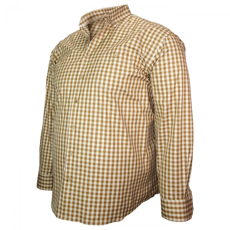 Chemise homme grande taille casual coupe droite VICHY Doublissimo