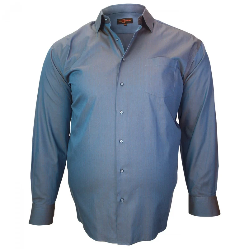 Chemise homme grande taille tissu armuré coupe droite JACQUARD Doublissimo