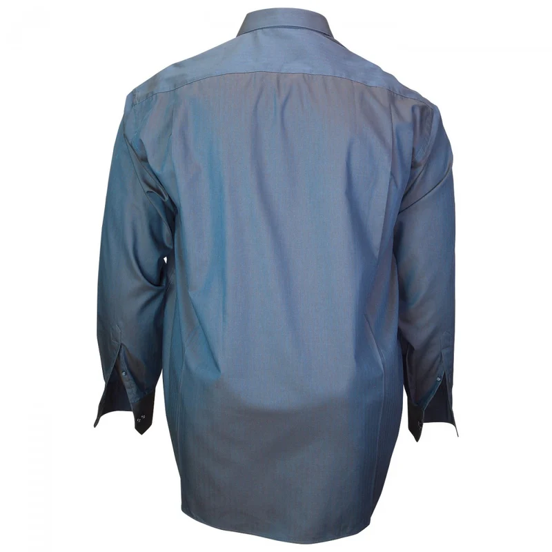 Chemise homme grande taille tissu armuré coupe droite JACQUARD Doublissimo