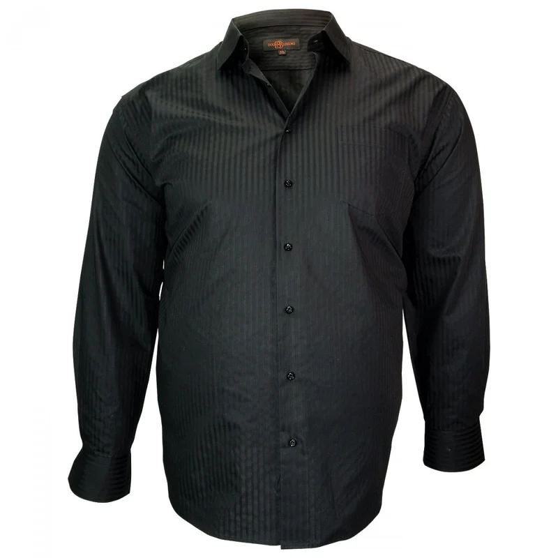 Chemise homme grande taille tissu armuré coupe droite JACQUARD Doublissimo