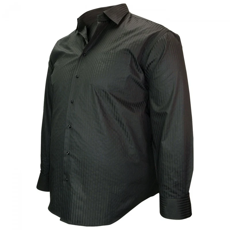 Chemise homme grande taille tissu armuré coupe droite JACQUARD Doublissimo