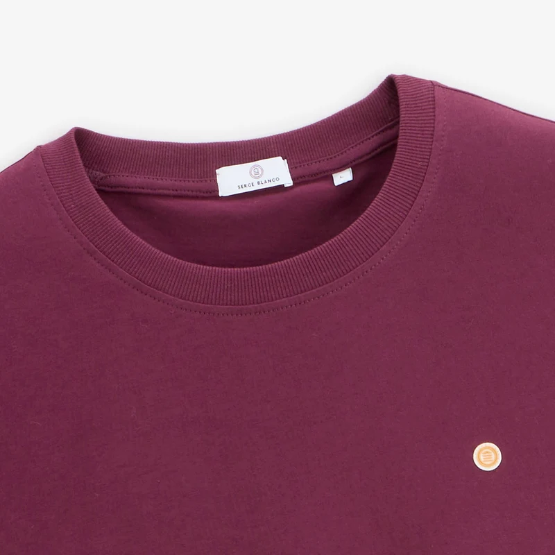 T-shirt manches courtes coton rouge BLANCO SQUAD Théo