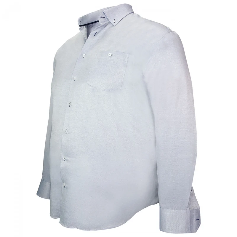 Chemise homme grande taille repasage facile coupe droite KENETH Doublissimo