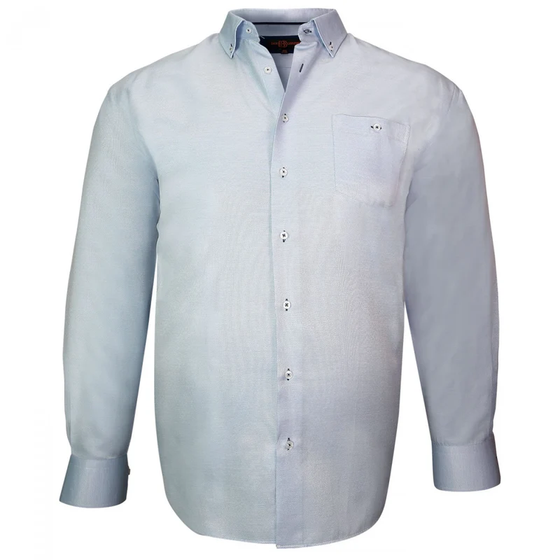 Chemise homme grande taille repasage facile coupe droite KENETH Doublissimo
