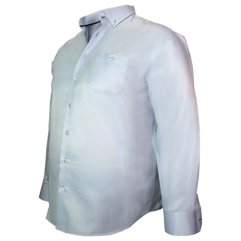 Chemise homme grande taille repasage facile coupe droite KENETH Doublissimo