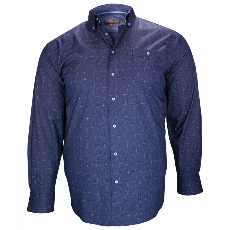 Chemise homme grande taille sport coupe droite NORWICH Doublissimo