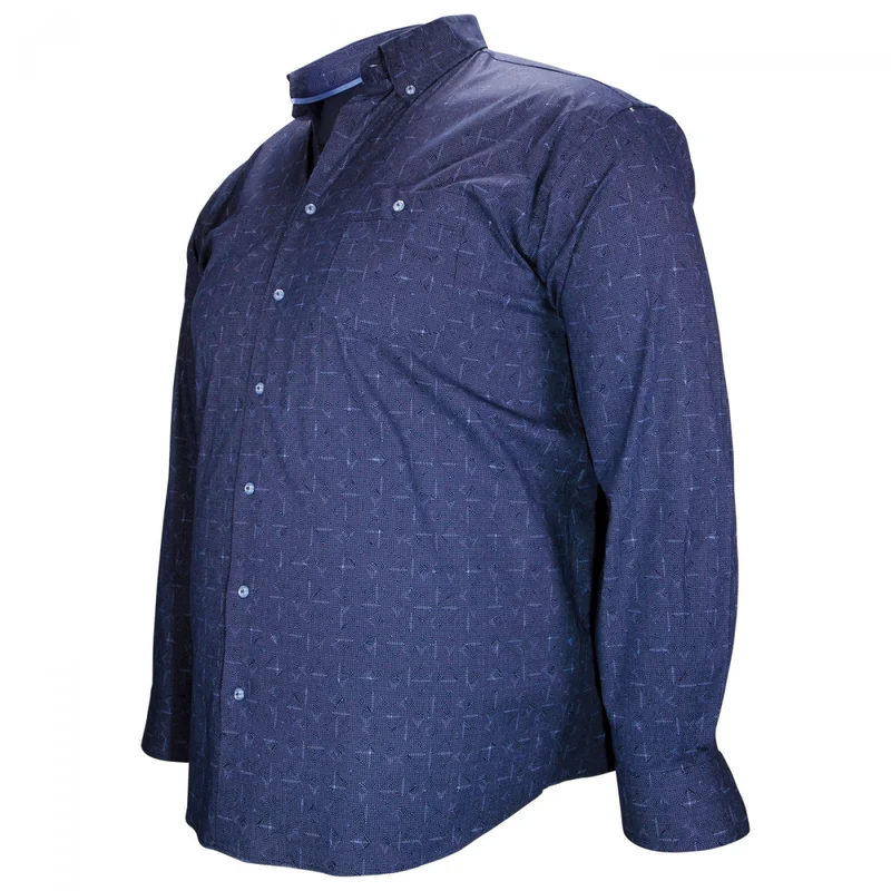 Chemise homme grande taille sport coupe droite NORWICH Doublissimo