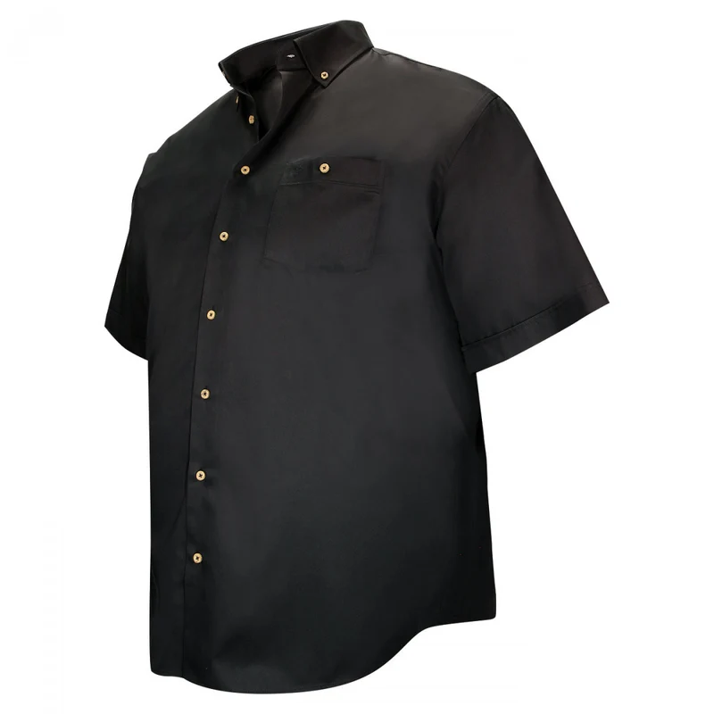 Chemise homme grande taille en popeline coupe droite DUNDEE Doublissimo