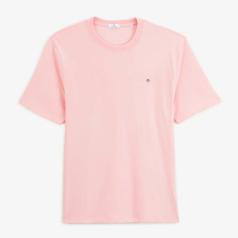 T-shirt manches courtes coton rose Blanco Twist Théo